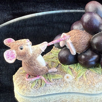 Thumbnail for Vintage Fine Border Arts Merrie Mice Figurine - 