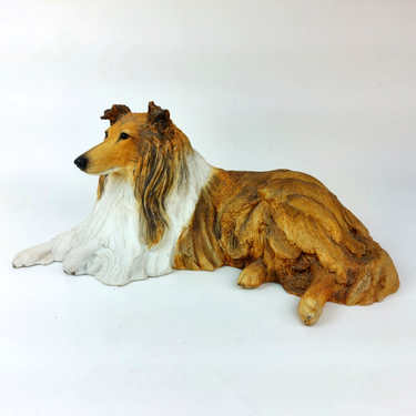 Border Fine Arts Rough Collie Figurine Dogs & Pups Galore Collection home decor1