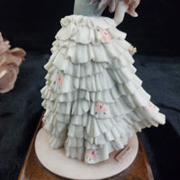 Thumbnail for A. Lady Belcari Figurine Roses Basket 1989 Dear Sculpture Italy 10” ARMANI 13