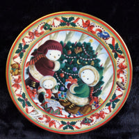 Thumbnail for Princess House Collector Plate 2000 tree with Frosty Friends Boxed xmas decor8