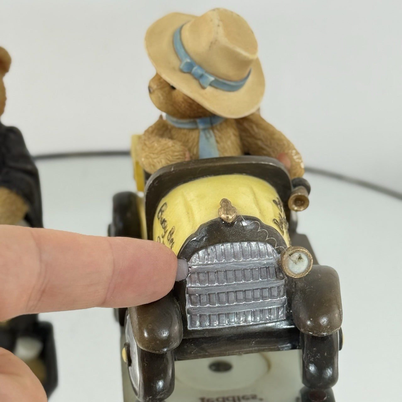 Cherished Teddies 2000 Figurines Ernestine Regina & Bert Busy Bee Graduation Car3