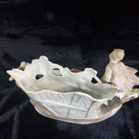Thumbnail for Rococo Antique Dresden Style Figural Group Vase Man Ploughing Oxen Hand Painted6