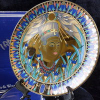 Thumbnail for Boxed Royal Worcester Nefertiti - 1990 Plate Collector Plate Porcelain. 7.5