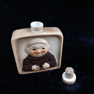 Goebel Monk Flask – KL90 (1960–1972)  Collectible porcelain flask decor rare1