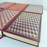 Thumbnail for Reader’s Digest Condensed Books Set x6 1980s 90s Gold Burgundy Hardcover Deco9