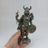 Thumbnail for Brass Viking Warrior Figurine Vintage  2kg  with Shield and Sword   9