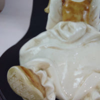 Thumbnail for Vintage Italy - Ceramic 1950s A. Santini Little Girl Sitting Glazed Figurine9