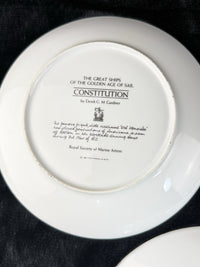 Thumbnail for Franklin Mint Great Ships Set of 6 Plates Golden Age of Sail by Derek Gardner16