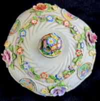 Thumbnail for Antique HandPainted Royal KPM Bavaria Porcelain Table Lamp with Floral Motif19