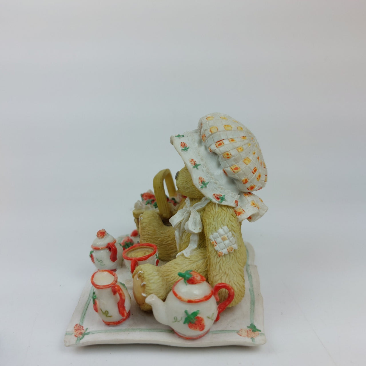 1995 Cherished Teddies Boxed Gift Violet Bloom Blessings 156280 Bear Flowers12