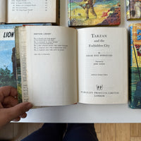 Thumbnail for Vintage Adventure Boy's Stories Book Set 20th Century Classics tarzan lion advan6