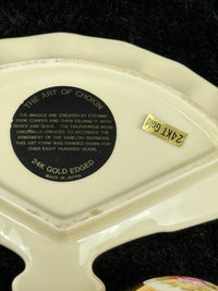 Thumbnail for Bondware Coffee Cups & FanShaped Tray | 24K Gold Chokin Art Japan3