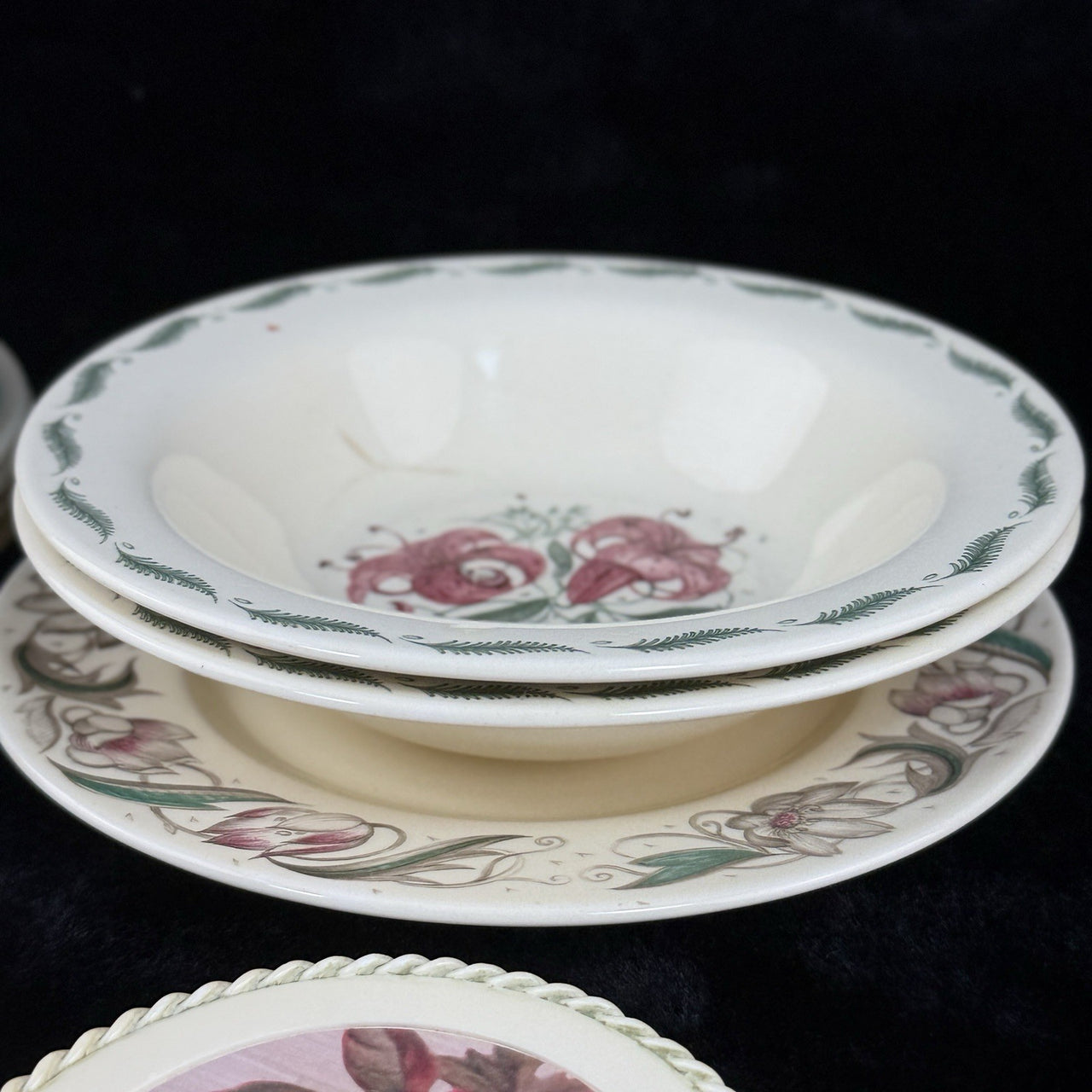 Susie Cooper Art Deco Bowl & Dish Lot – Endon 1574 Crown Works Burslem England11