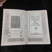 Thumbnail for 1911 Last The Days Of Pompeii Lord LyttonDecorative Edition Ward Lock Co Book.10