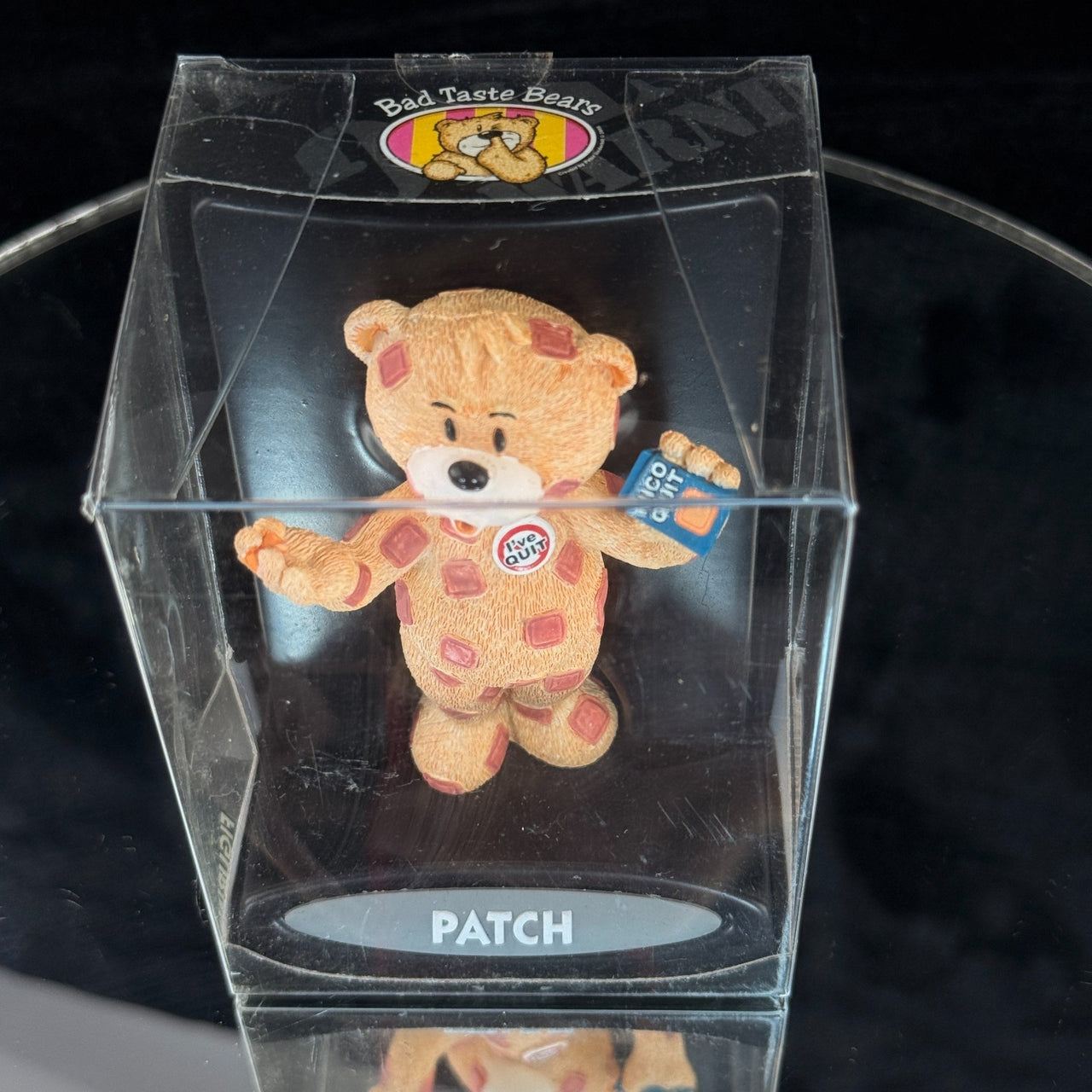 Bad Taste Bears Patch Figurine Smoking Quit Theme 2005 see the box Funny Gift4