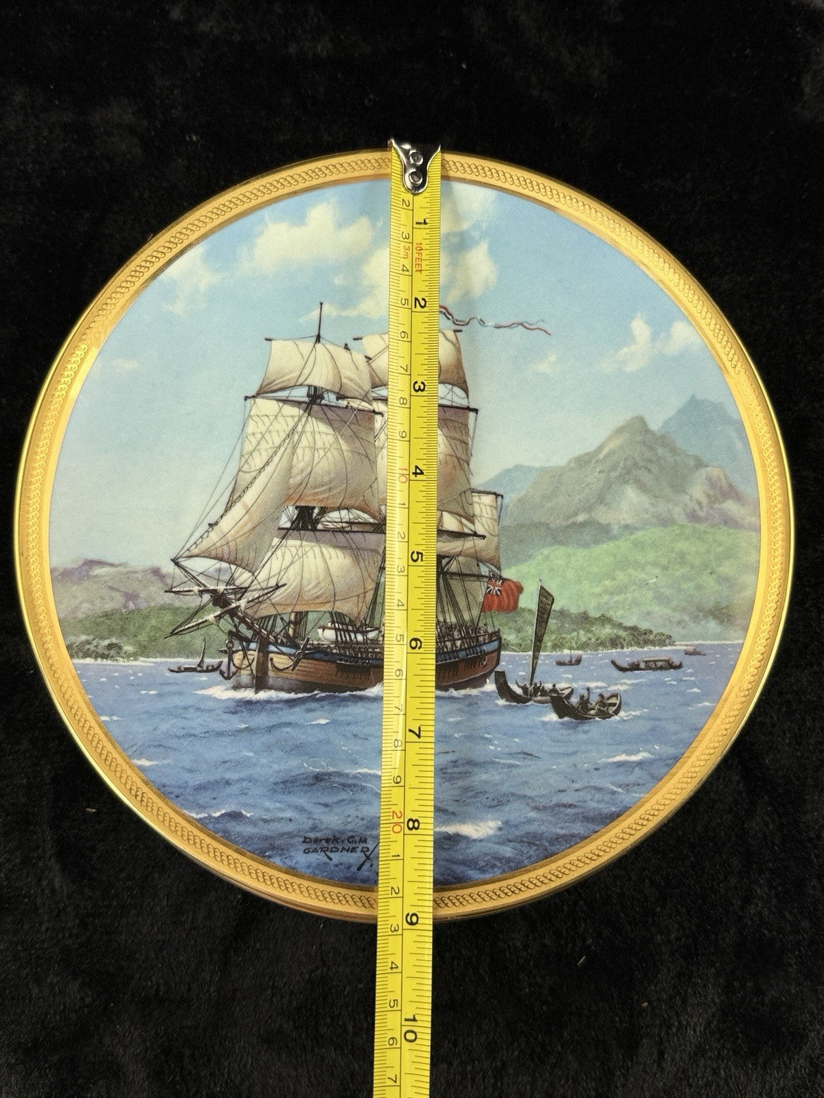 Franklin Mint Great Ships Set of 6 Plates Golden Age of Sail by Derek Gardner17