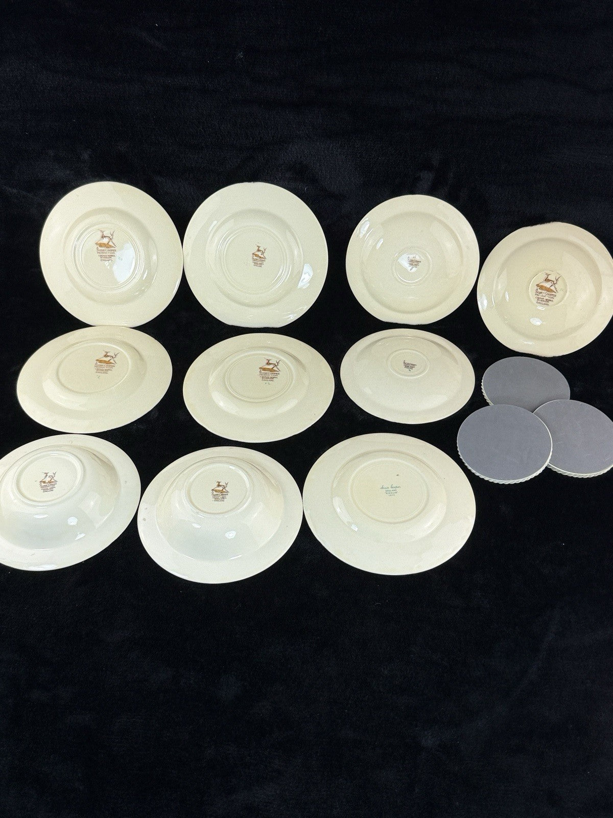 Susie Cooper Art Deco Bowl & Dish Lot – Endon 1574 Crown Works Burslem England4