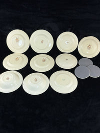 Thumbnail for Susie Cooper Art Deco Bowl & Dish Lot – Endon 1574 Crown Works Burslem England4