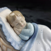 Thumbnail for Leonardo Collection Porcelain Sleeping Baby Figurines Set Girl Boy Bed Deco gift11