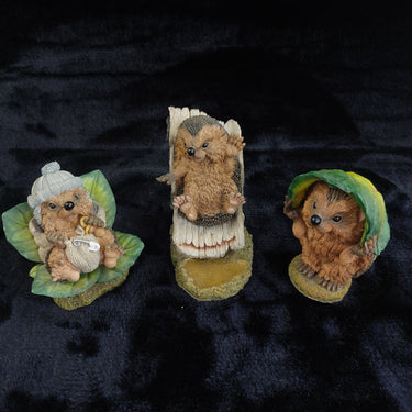 Langford Hedgies Figurines Lot Baby Howard Digby 199 Ollie onSlide  decor see pi1