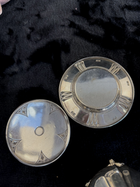 Thumbnail for silver plated tea pot & pitcher and plate with a lid Unbranded Victorian Antique3