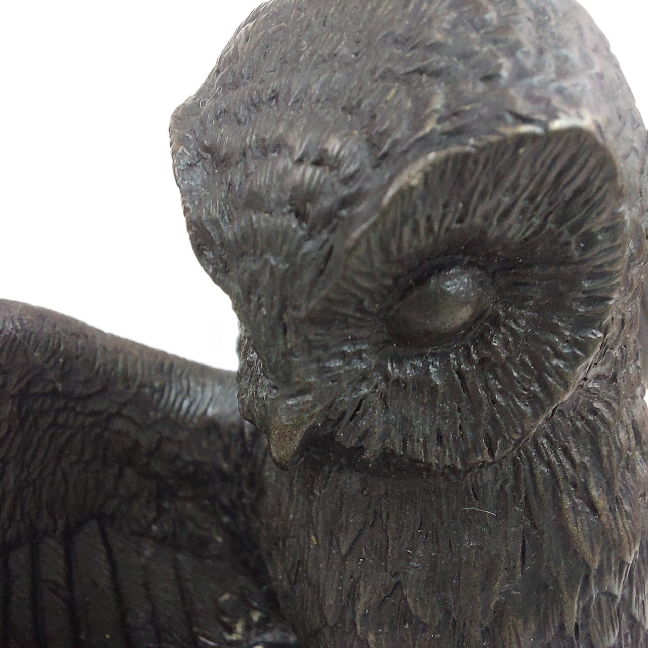 Heredities "Owl and Owlets" Cast Bronze  Resin  by C. Williams Sculpture.  5.25"3