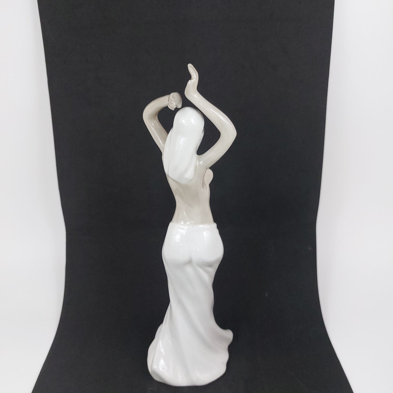 Possibly Antique Dancing Lady Figurine Porcelain Dancer Elegant Rare Vintage 11"15