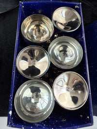 Thumbnail for VALERO Plated Silver Goblets Set of 6 - Made in Spain - 12.5cm Tall silver decor16