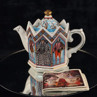 Thumbnail for Sadler I Elizabeth Teapot England 1588 Spanish Armada Crown Lid Rare Queen 606g16