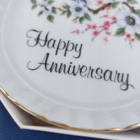Thumbnail for Swiss Coasters Handkerchiefs porcelain anniversary Set gift AJL Stoke-onTrent15