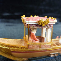 Thumbnail for Middle Eastern Sultan’s Boat Figurine Hand Painted Wood Resin Model decor   20cm4