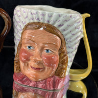 Thumbnail for Fieldings Pickwick Ware Mrs Bardell & Character Jug England Hand Painted de Pair13