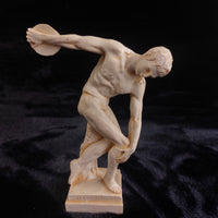 Thumbnail for Greek Discobolus Thrower Discus Statue Made in Greece – 7in Resin Figure 347g.0