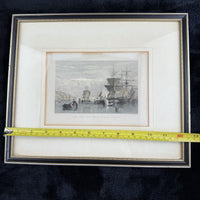 Thumbnail for Antique Hand-Colored Engraving The Tyne from South Shields Durham by T. Allom12