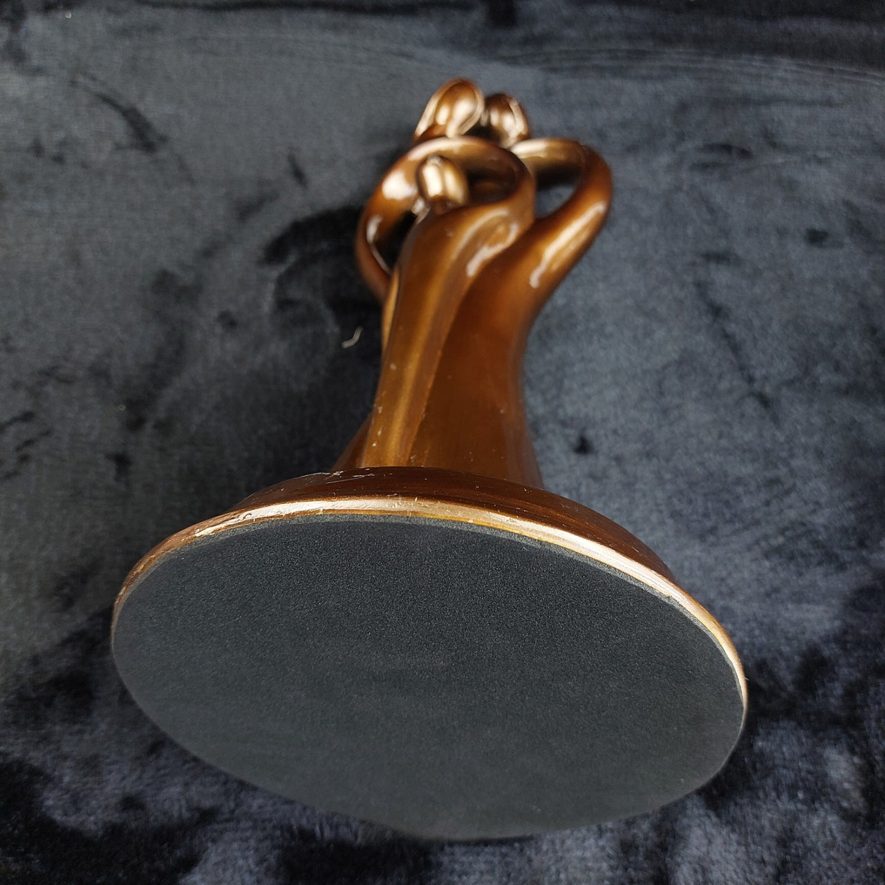 Abstract Family Sculpture Bronze Look Resin Art Figurine Worn Base 28cm China7
