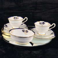 Thumbnail for Royal Albert Rose Pink tea set of 3 &serving plate England stunning 7p tea set6