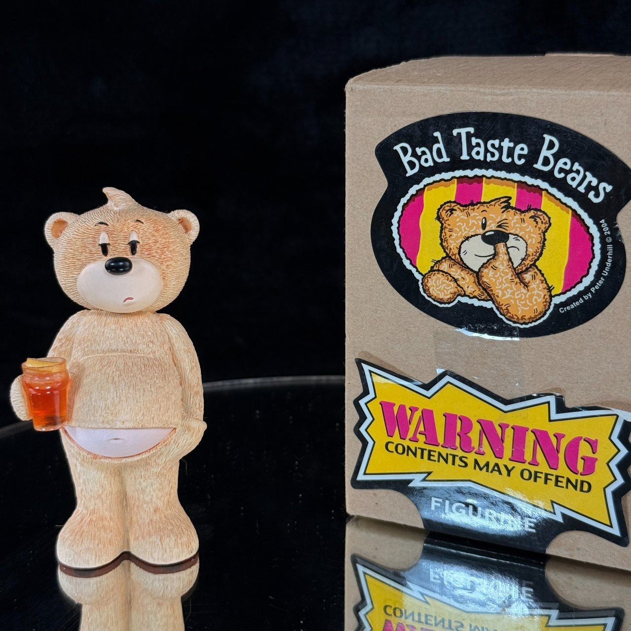 RETIRED Bad Taste Bears "NORMAN" Figurine Piranha Studios With Box gift funny be0