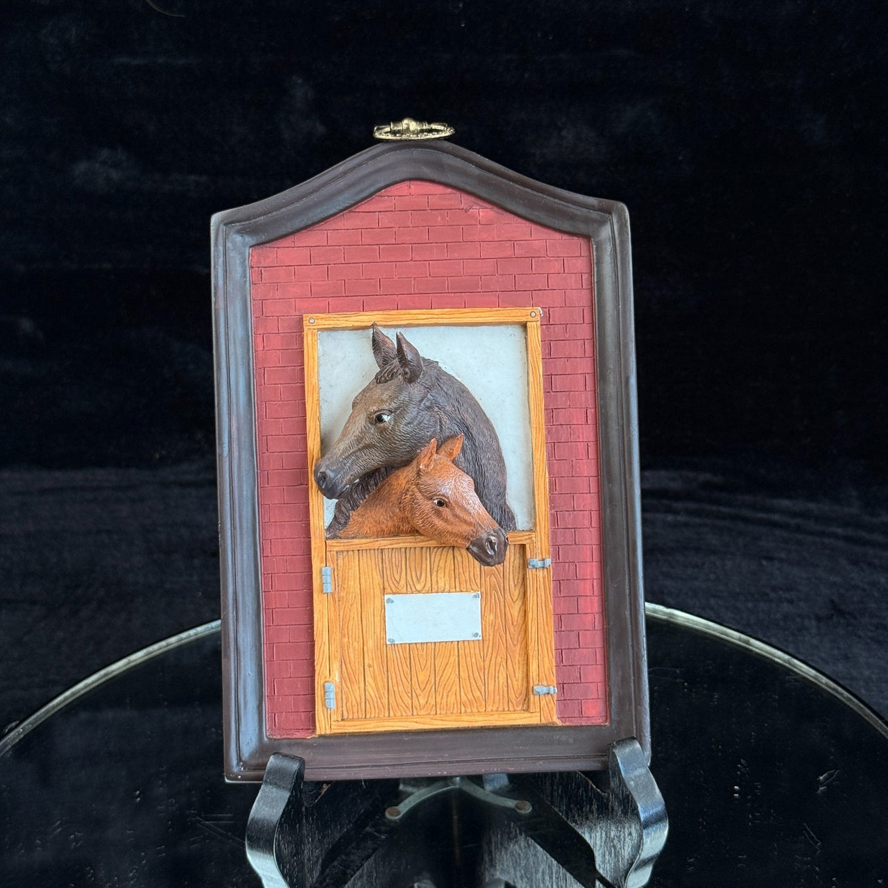 Leonardo Horse Figurines & Wall Plaque Realistic Resin Pony Models Set of 32