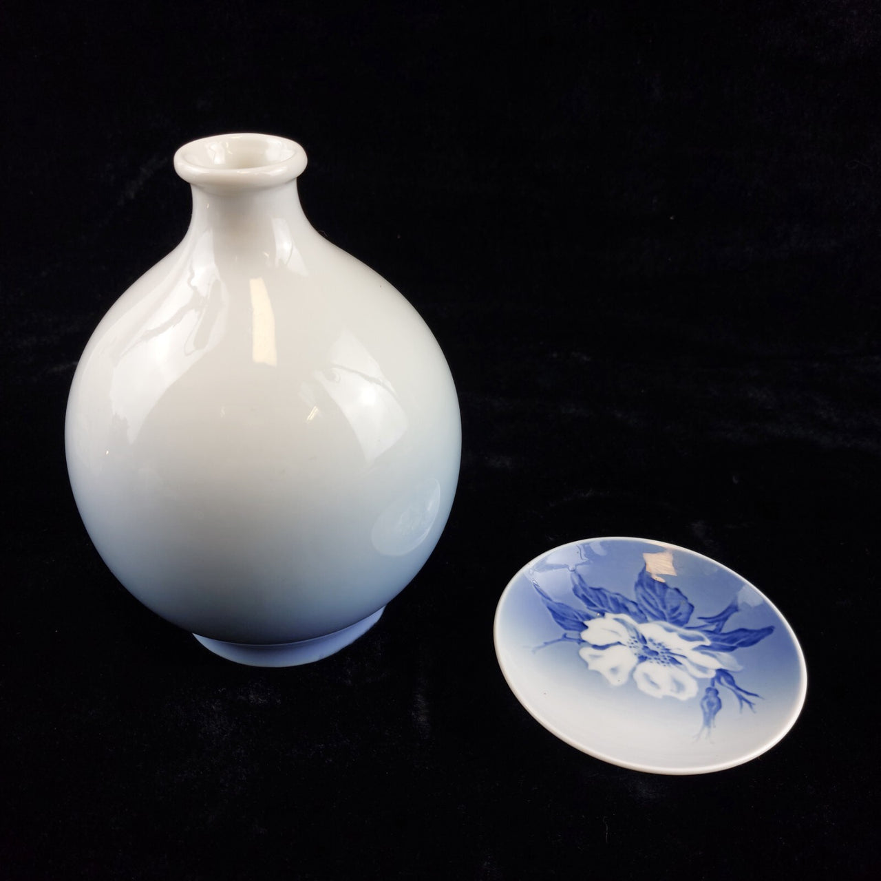 Royal Copenhagen Porcelain 1963 - 69Dish and Vase, Luxury Gift Floral Designs.10