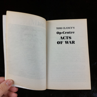 Thumbnail for Tom Op Clancy's Centre Acts of War Paperback Thriller Book 1997 HarperCollins7