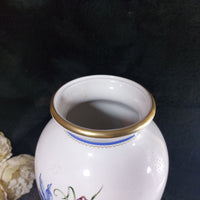 Thumbnail for Franklin Mint Glory Alpine Chelsea Flower 1991 Large porc Vase Marjorie Blamey.2