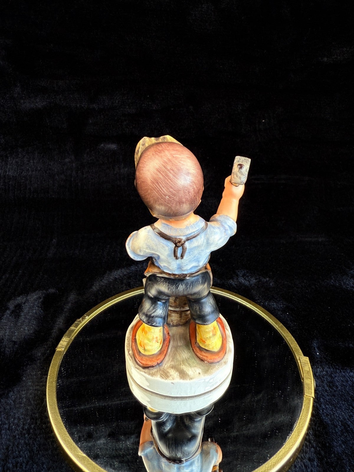 Friedel Blacksmith Bavaria Figurine Repaired hummer W.Germany goebel style figur4