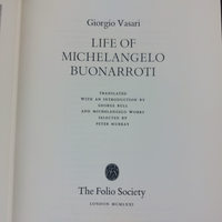 Thumbnail for Folio Society Life of Michelangelo VasariLeather Gilt Biography Art Good  1971 2