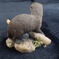 Thumbnail for Border Arts Fine Otter First Outing Figurine 2.5