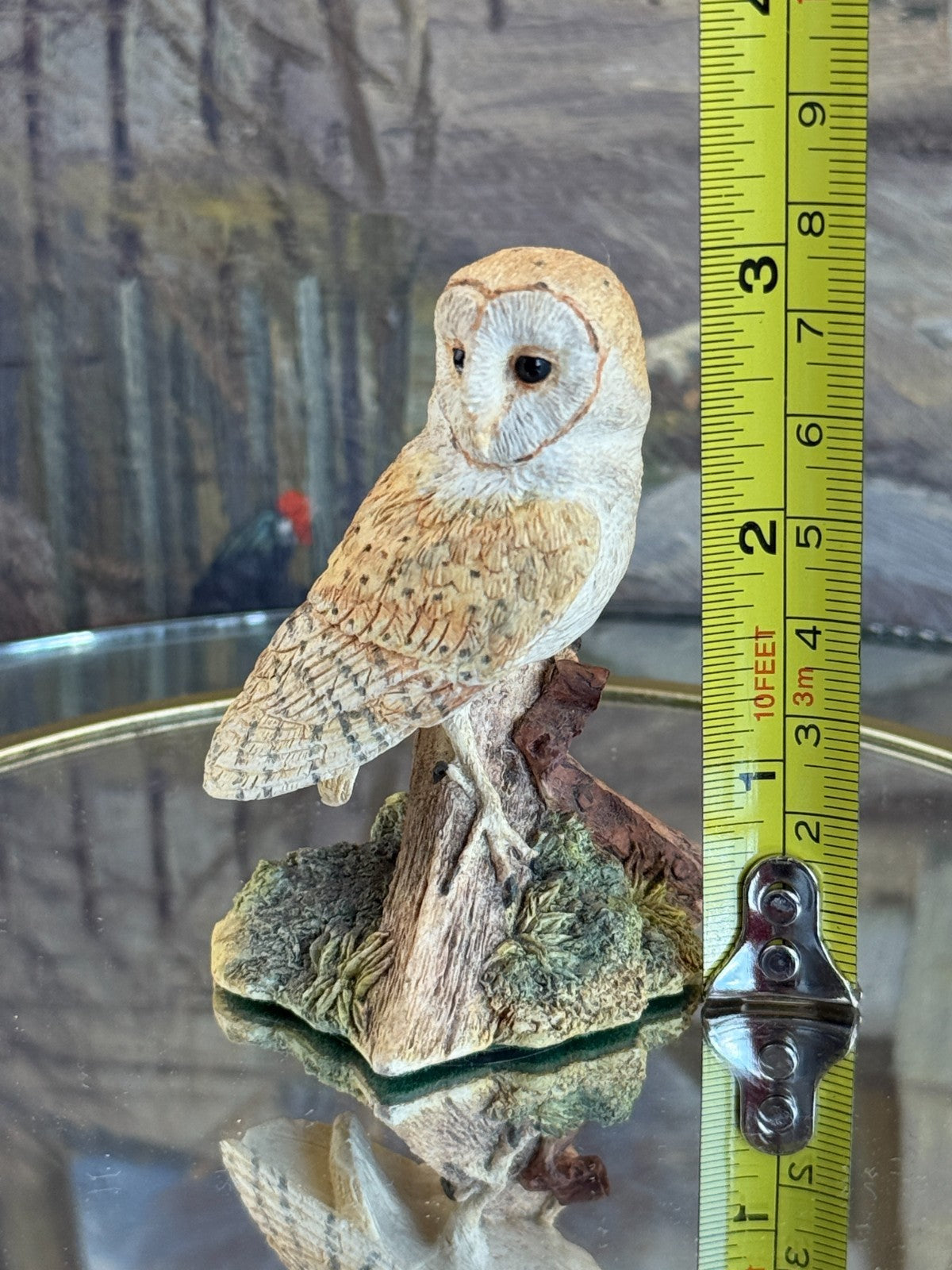 1997 Fine Border Arts 'Night Watch' Barn Owl Figurine B0175 by Ray Ayres Boxed.13