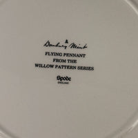 Thumbnail for Spode Mint Danbury Willow Pattern Plates x3 – Blue & White Collector antique Set11