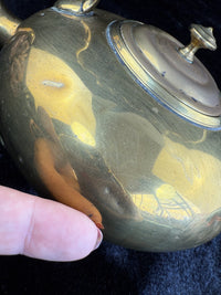 Thumbnail for Antique Scottsh 19th century Brass Kettle/Teapot with Wooden Handle see pictures8