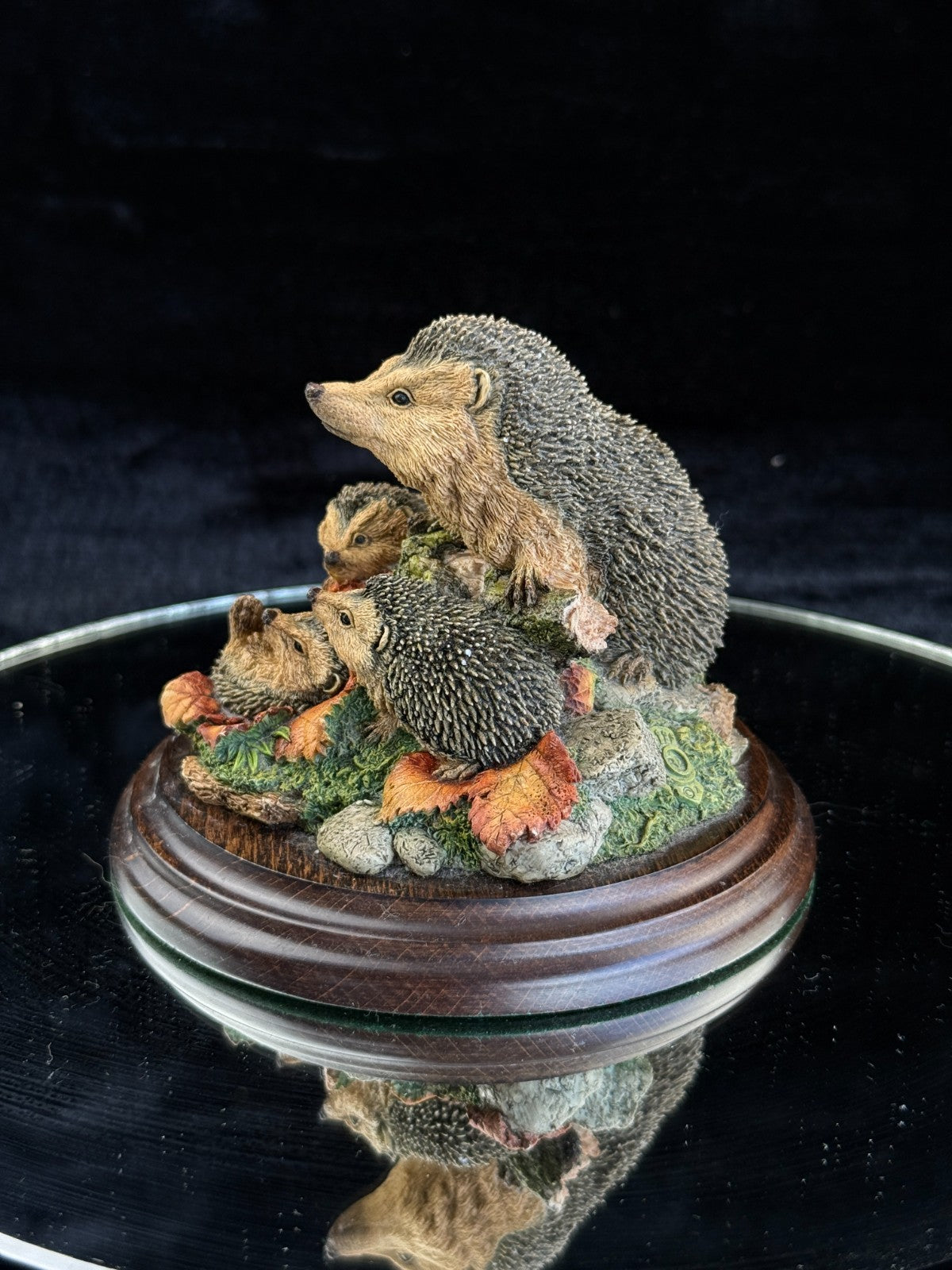 Royal "Family Doulton Portrait" Hedgehog Figurine RD Series bookcase decor Resin2