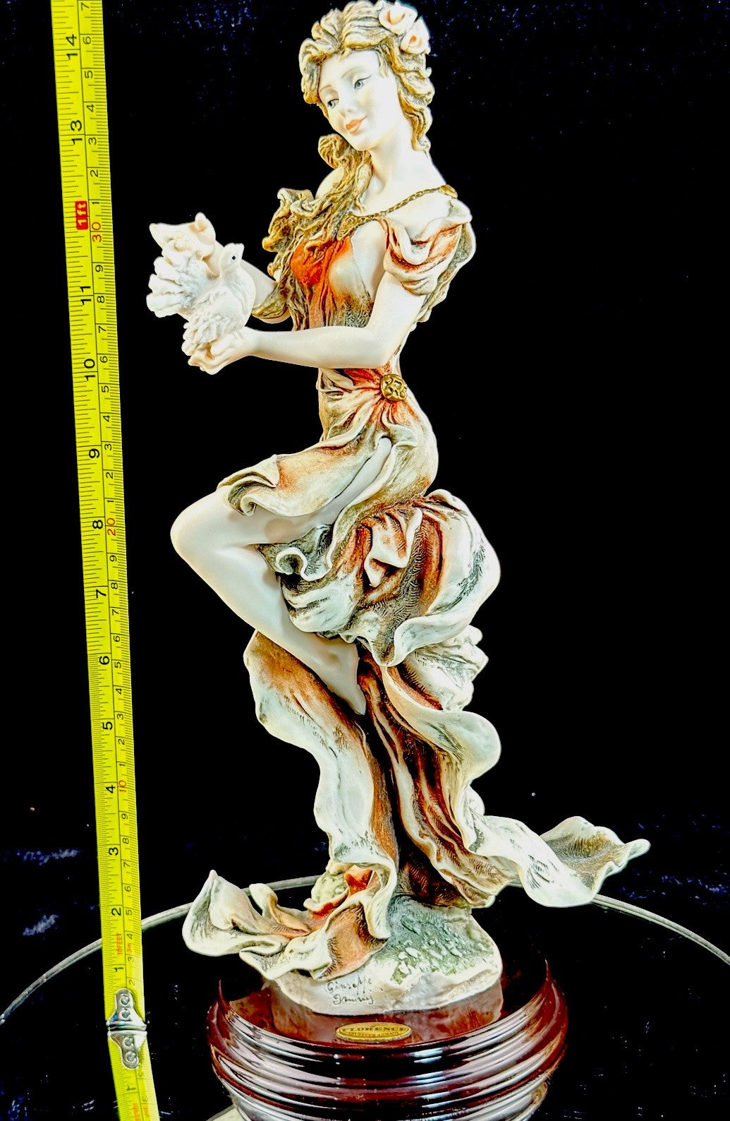 Giuseppe Armani Florence Summer Breeze Lady Figurine 14 In Italy Home Decor 199717