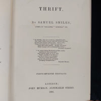 Thumbnail for Thrift by Samuel Smiles, Hardcover, Acceptable, 1891 Condition United Kingdom6